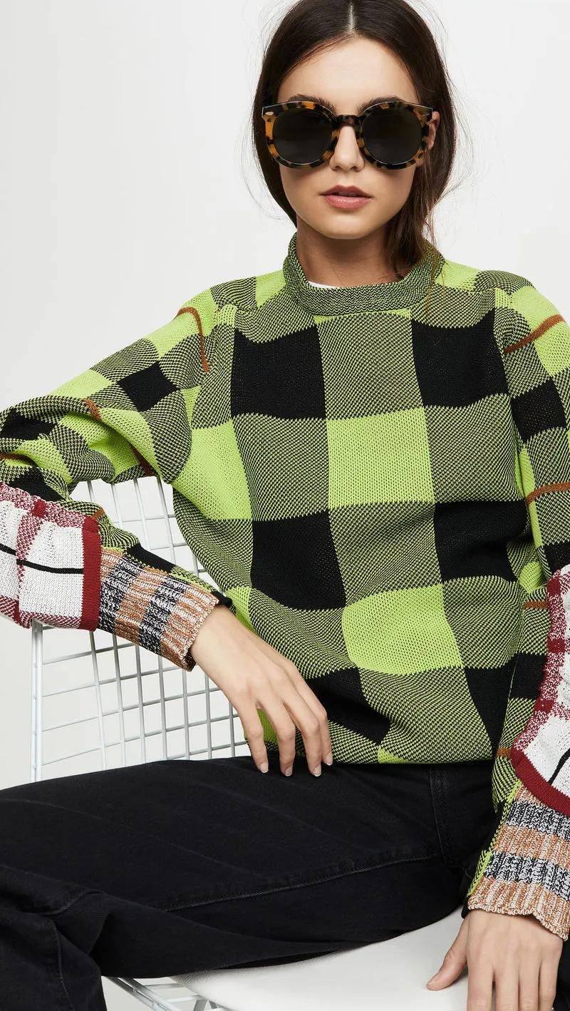 KAREN WALKER Anteojos Carey Redondos