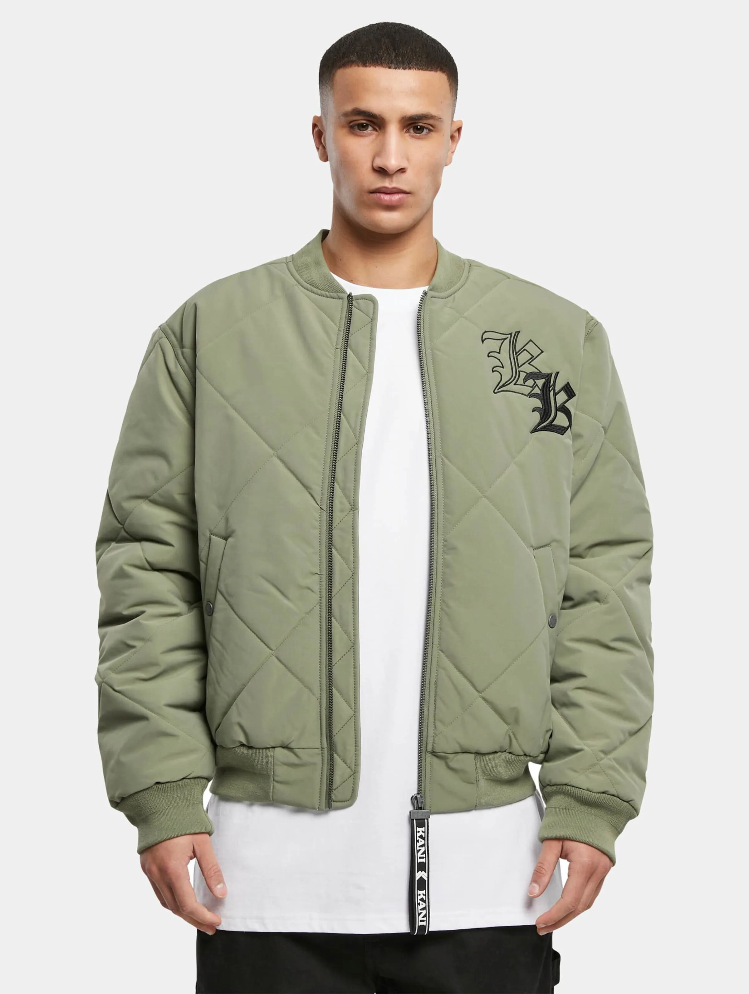 Karl Kani KK OG Old English Quilted Bomber