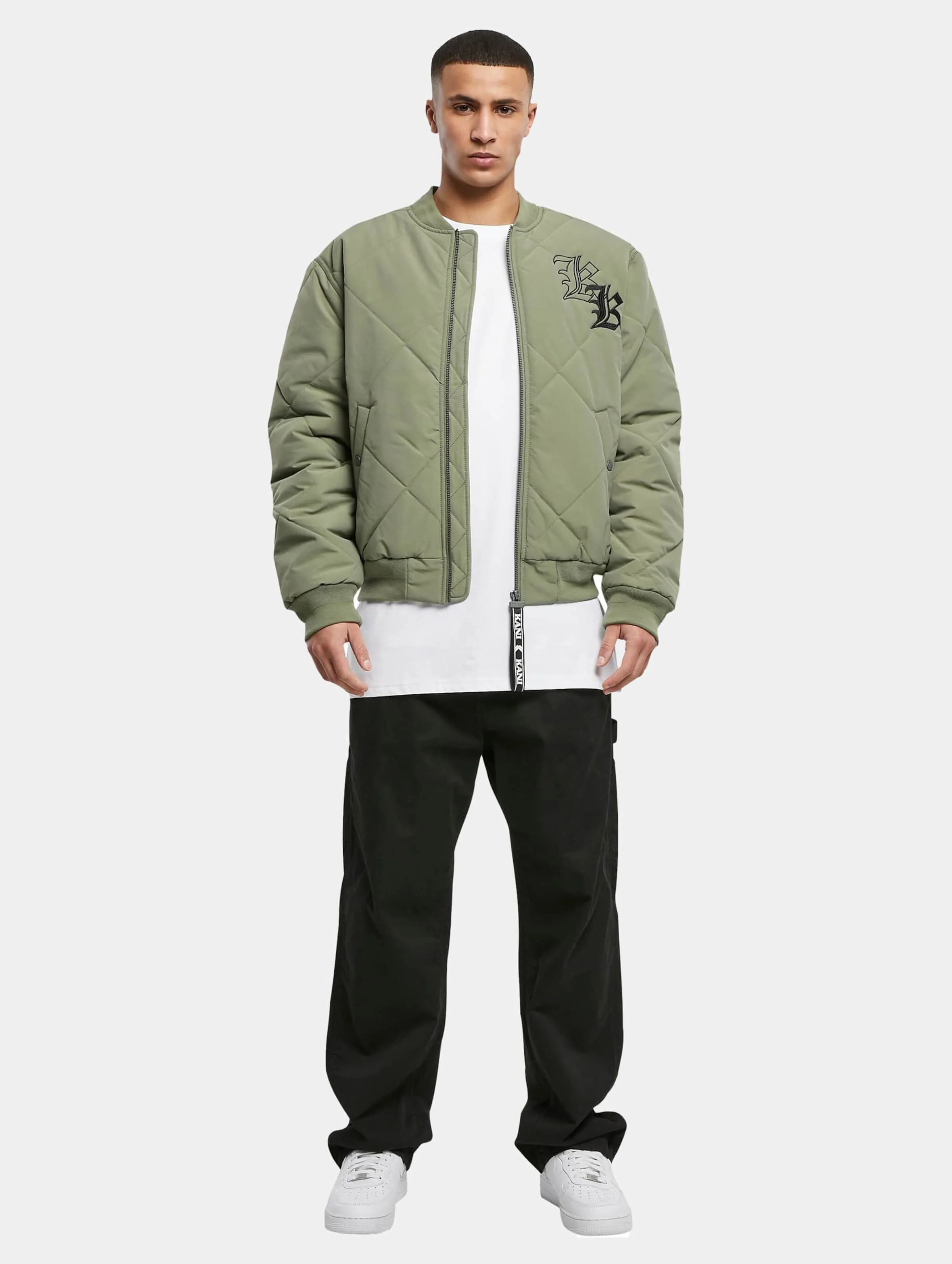 Karl Kani KK OG Old English Quilted Bomber