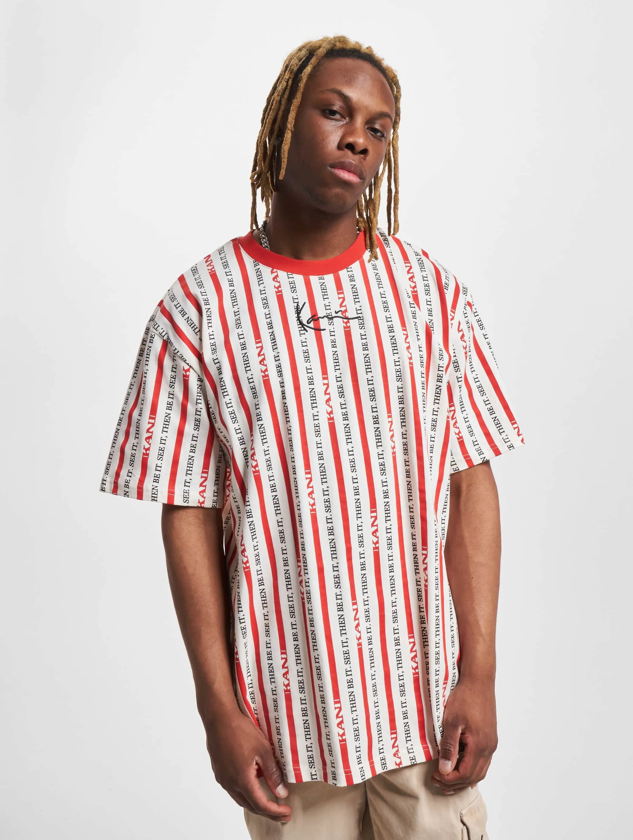 Karl Kani KK Small Signature Logo Stripe