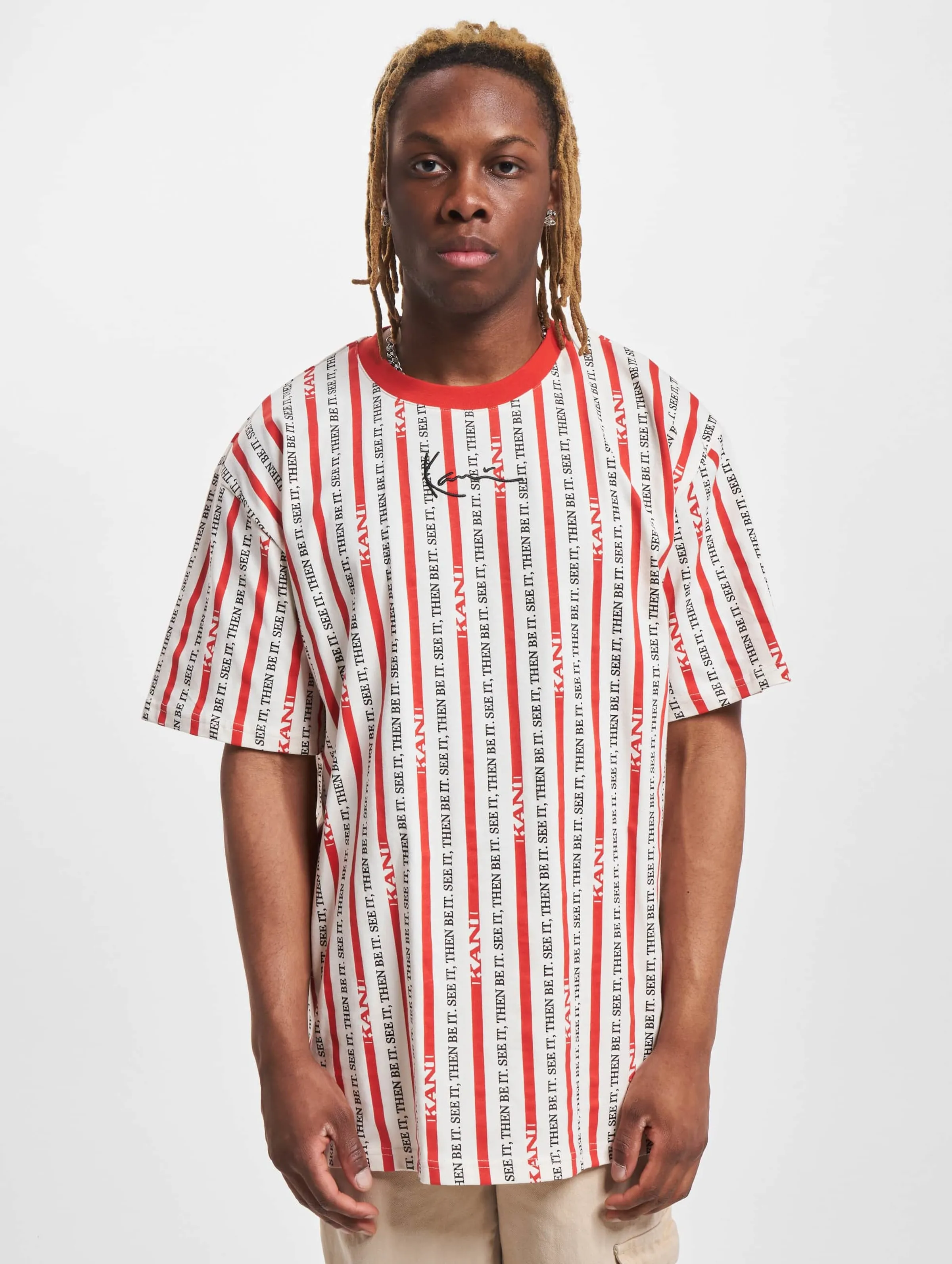 Karl Kani KK Small Signature Logo Stripe