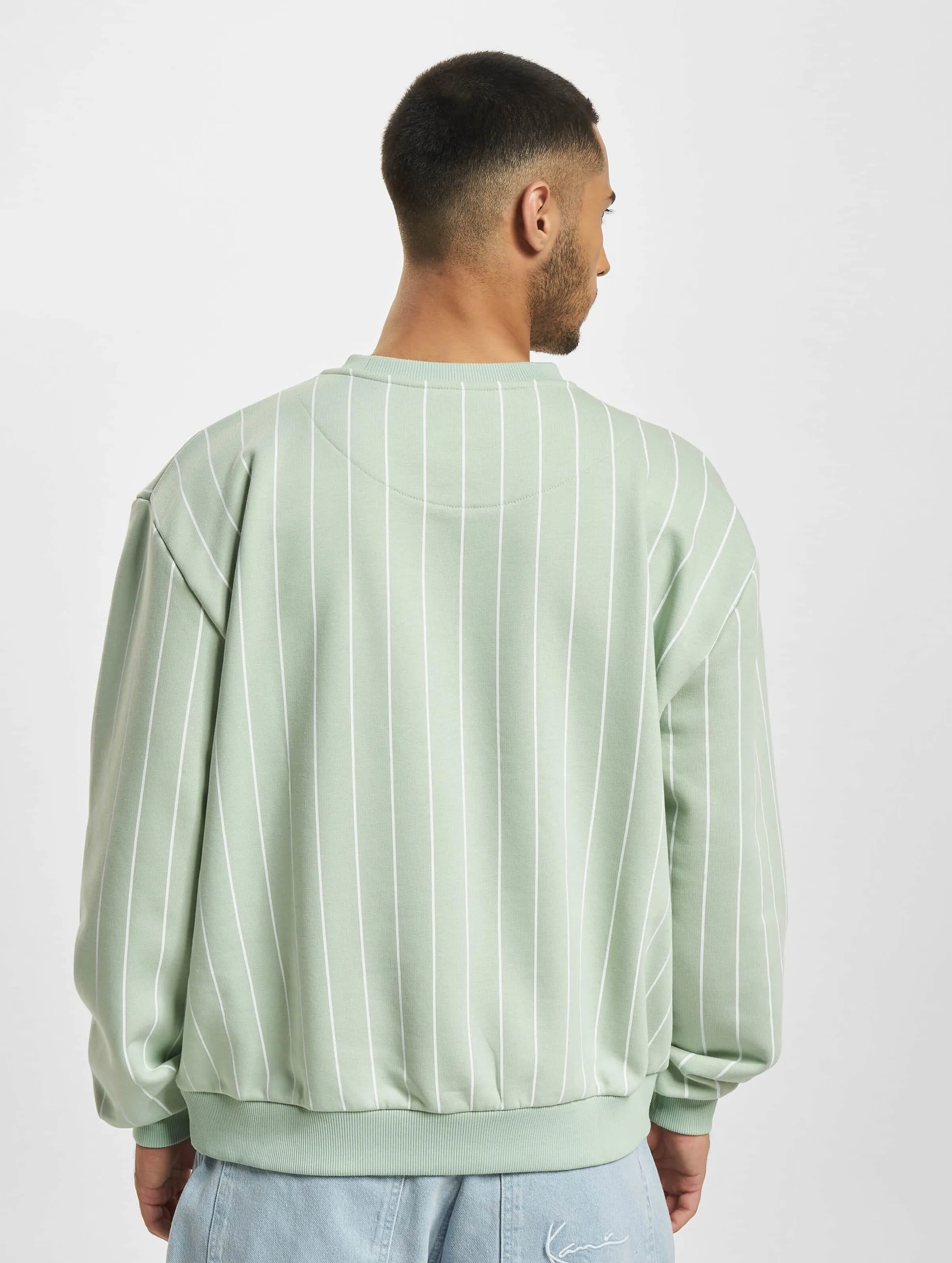 Karl Kani Small Signature Pinstripe Crew