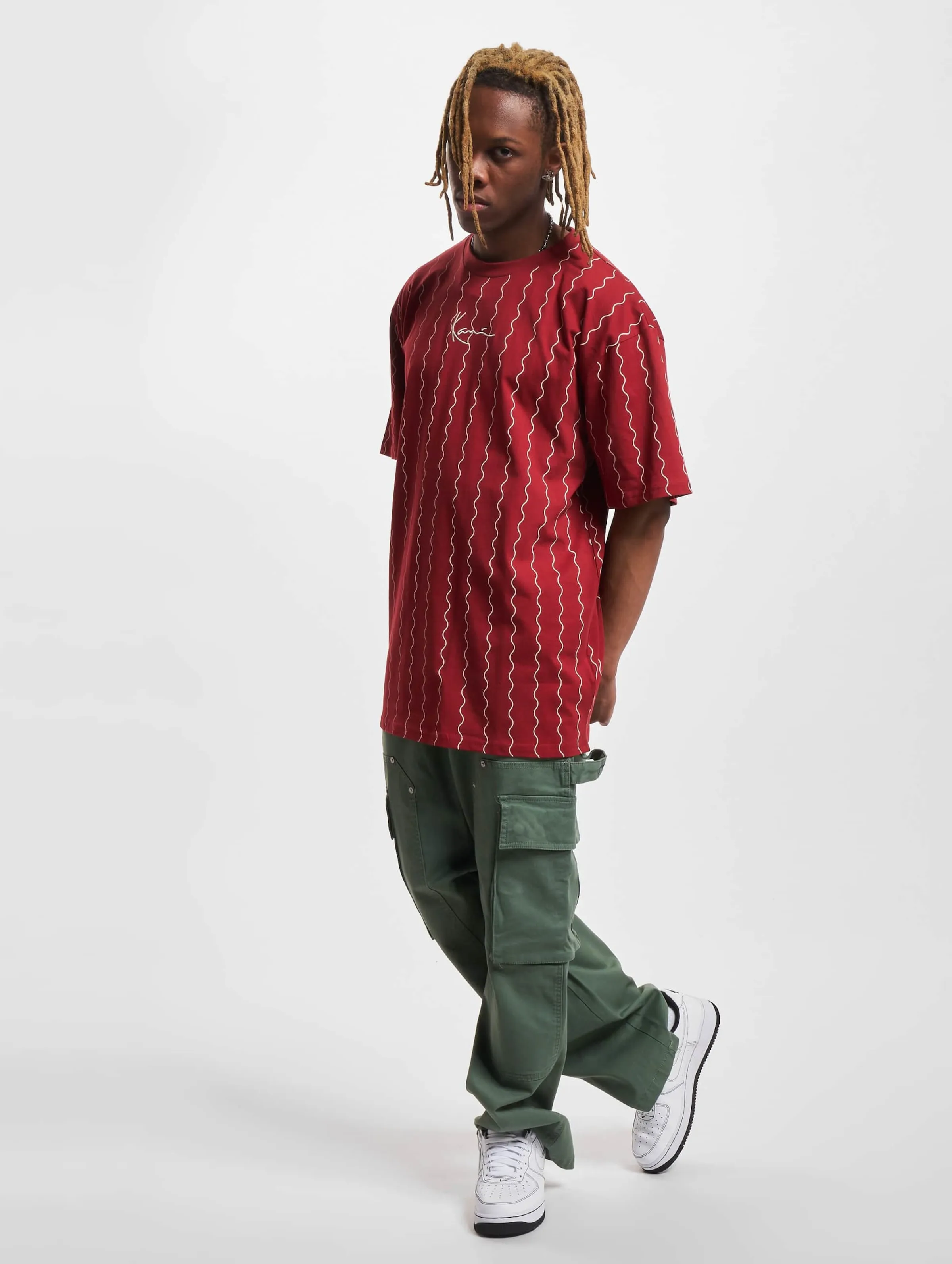 Karl Kani Small Signature Ziczac Pinstripe