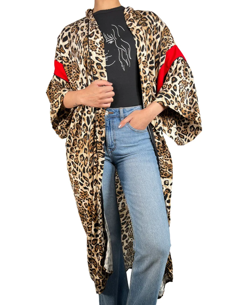 KARYN COO Kimono Animal Print