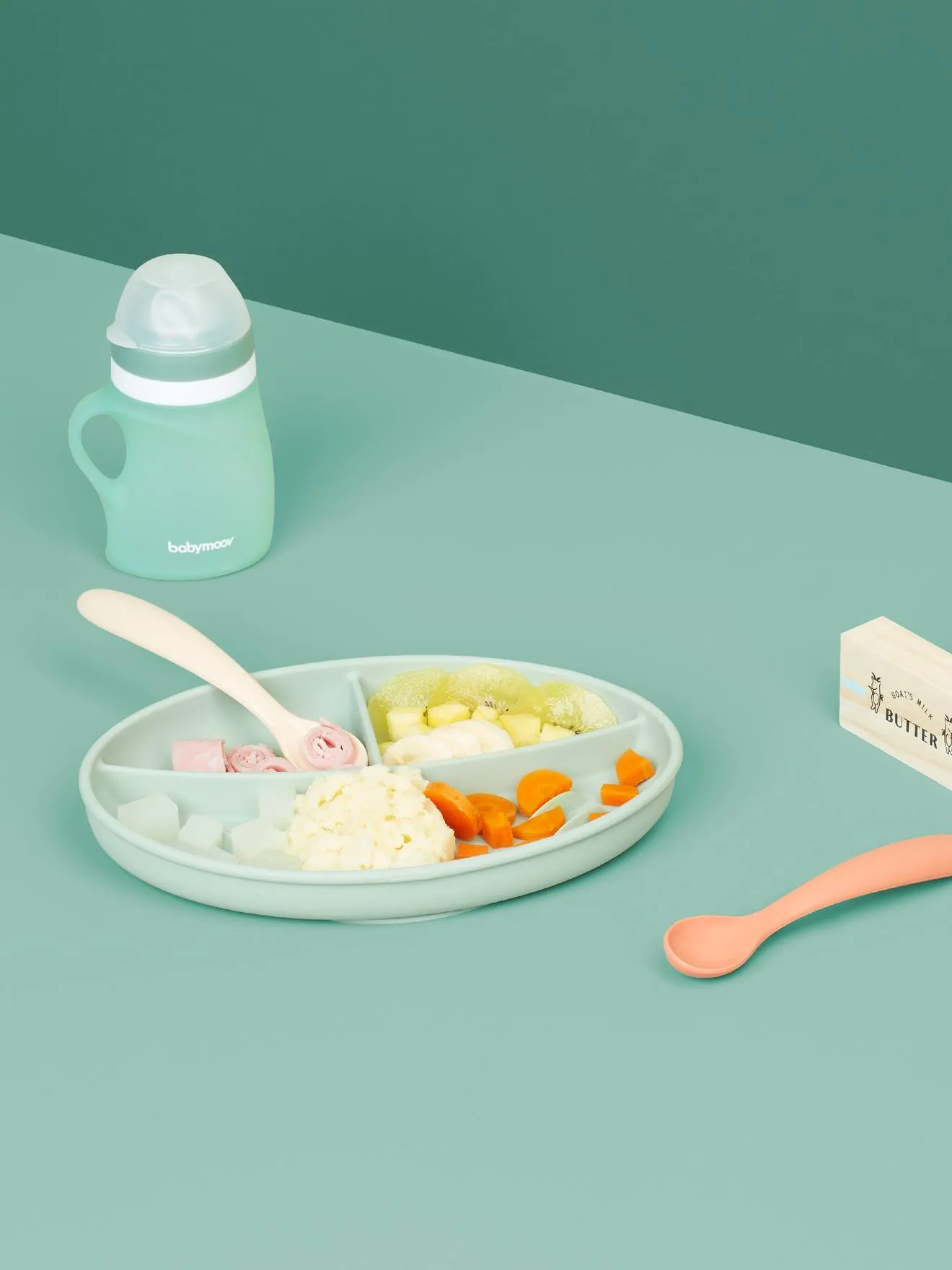 Kit para comida silicona BABYMOOV Grow'Isy