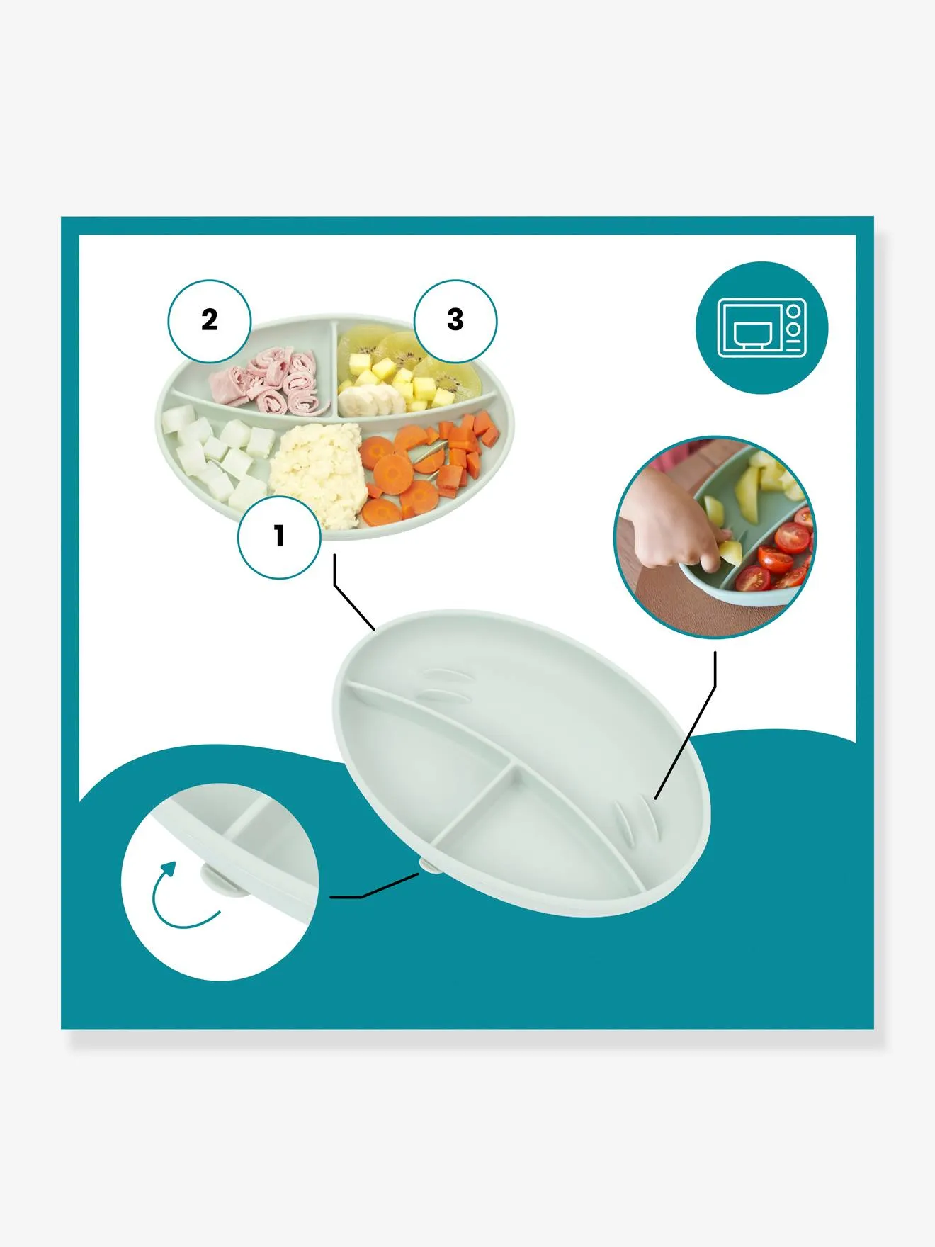 Kit para comida silicona BABYMOOV Grow'Isy