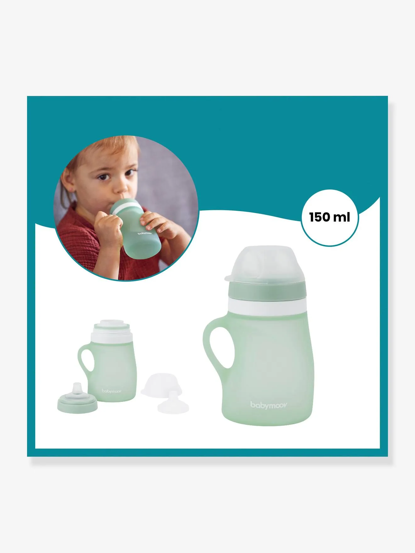Kit para comida silicona BABYMOOV Grow'Isy