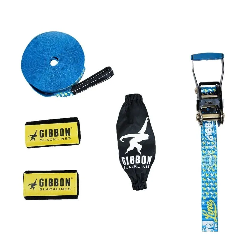 KIT SLACKLINE GIBBON FUNLINE  15M NIñOS