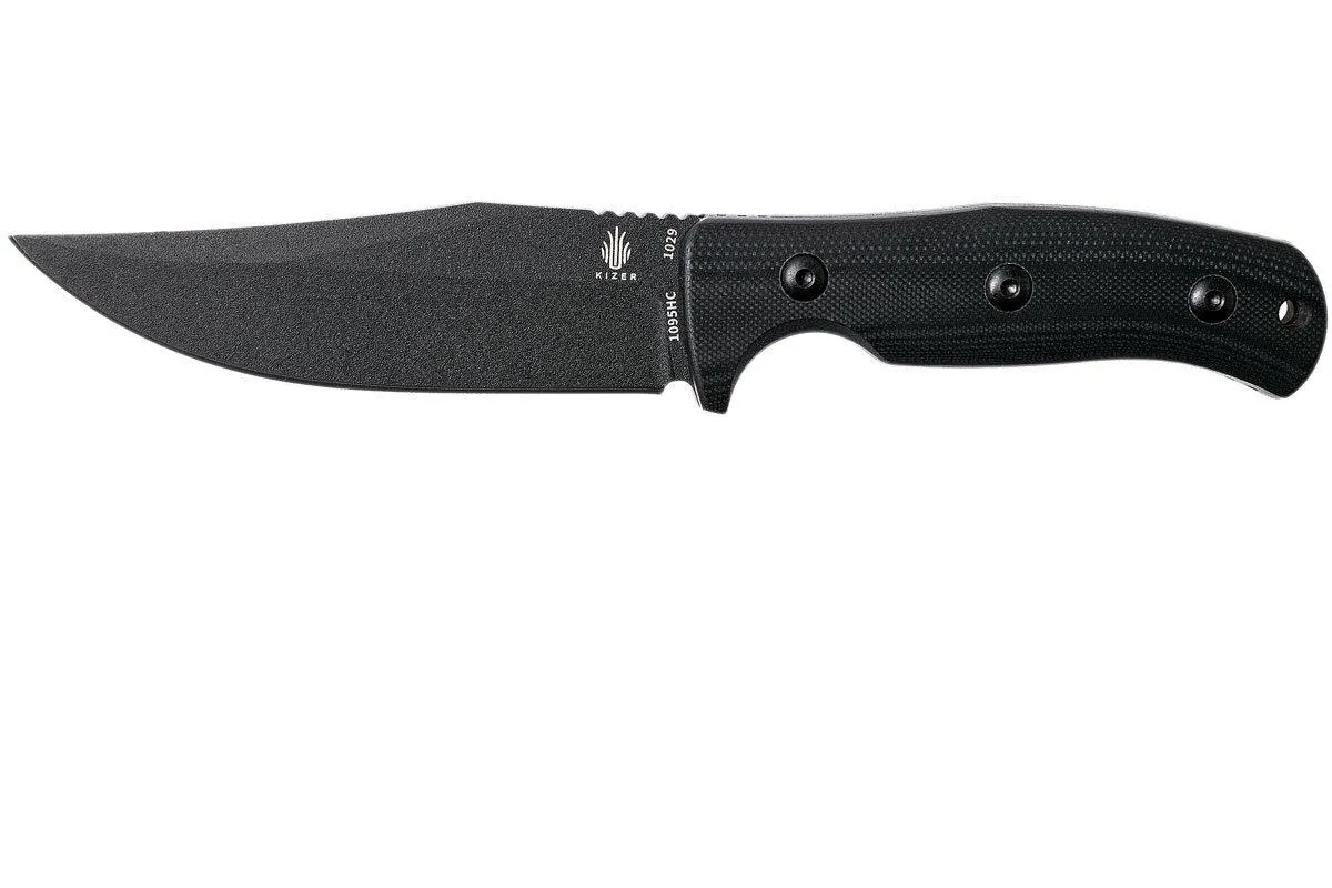 Kizer Little River Bowie 1029 cuchillo fijo, Dirk Pinkerton design