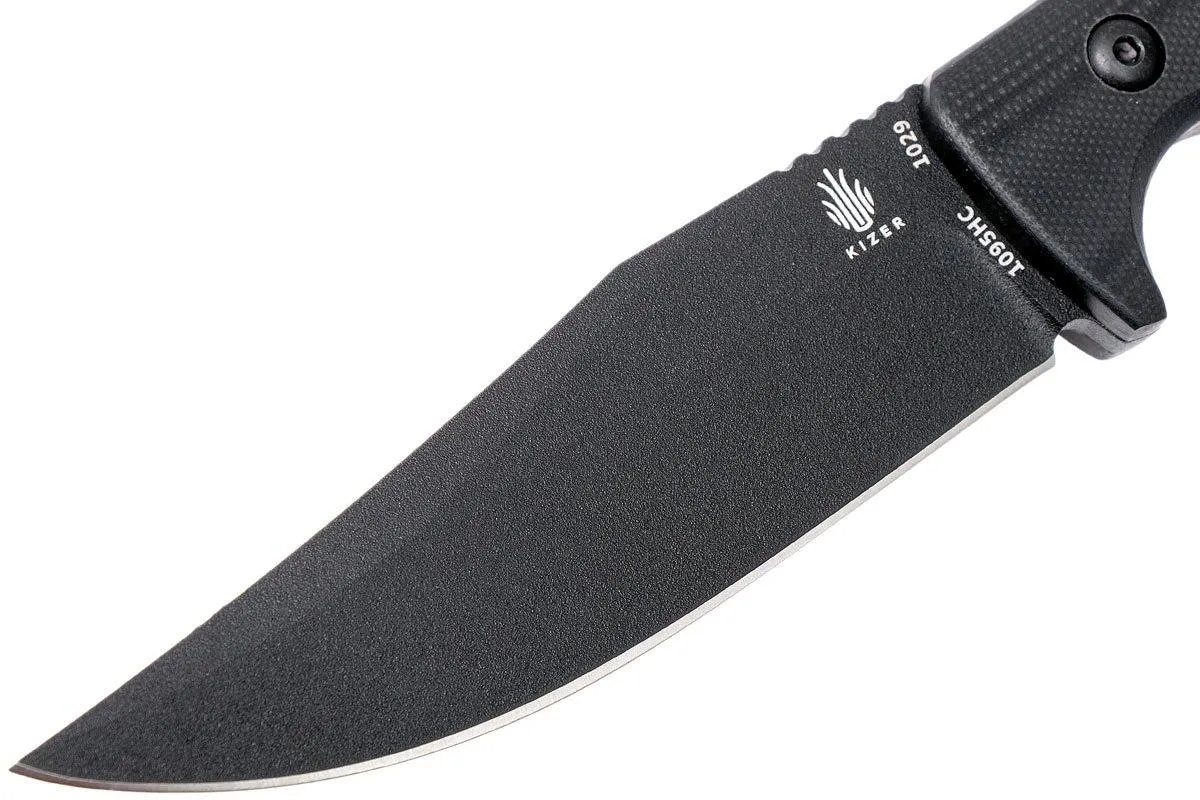 Kizer Little River Bowie 1029 cuchillo fijo, Dirk Pinkerton design