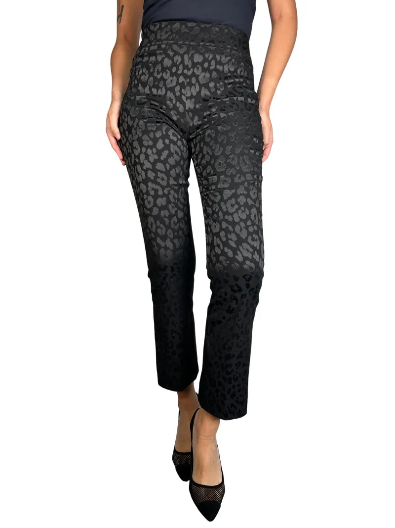 KOKORO Pantalón Animal Print Negro