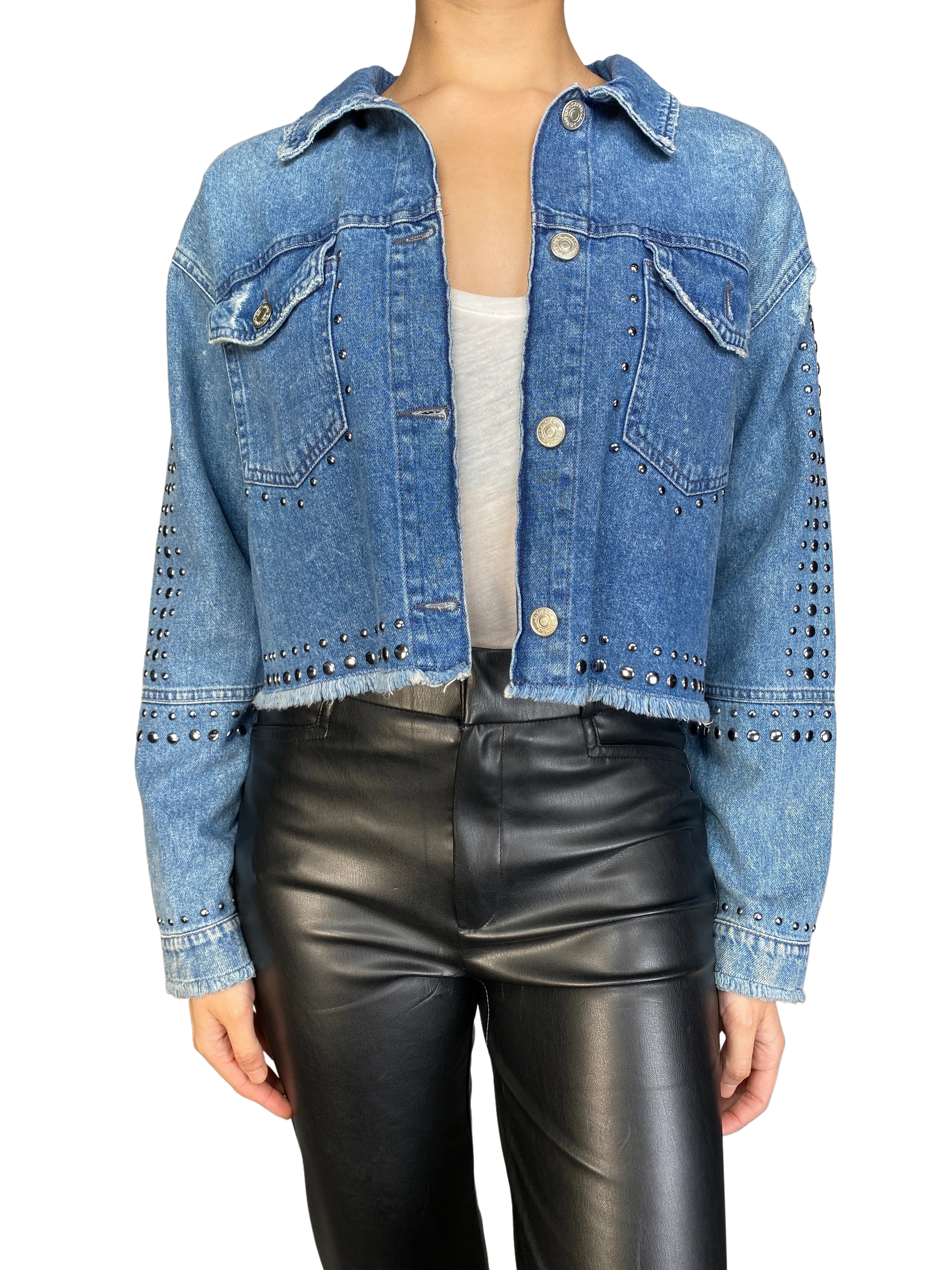 KOSIUKO Chaqueta Denim Tachas