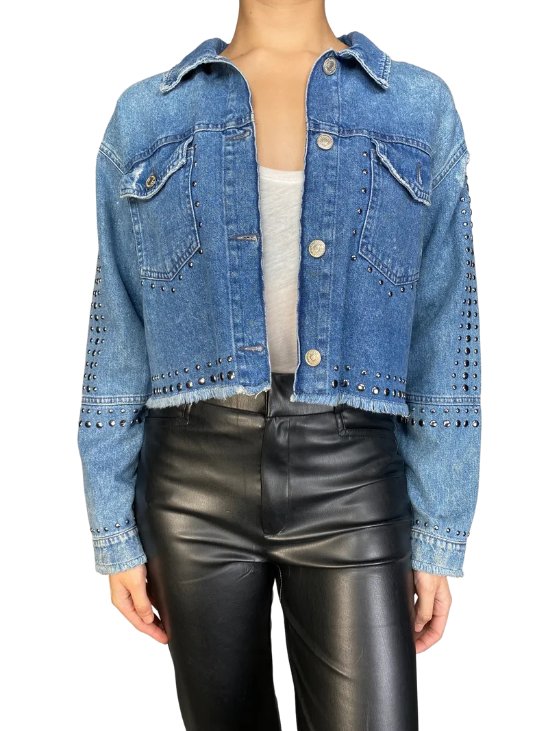 KOSIUKO Chaqueta Denim Tachas