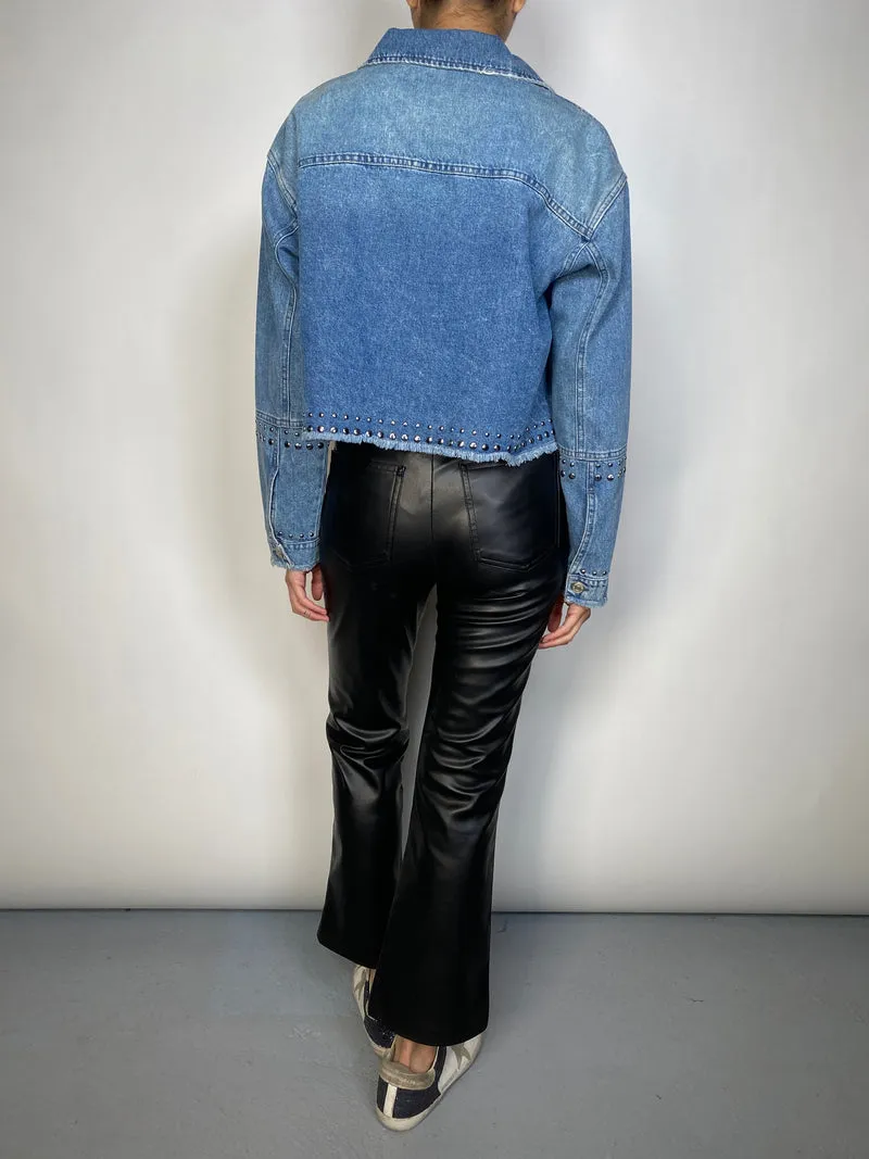 KOSIUKO Chaqueta Denim Tachas