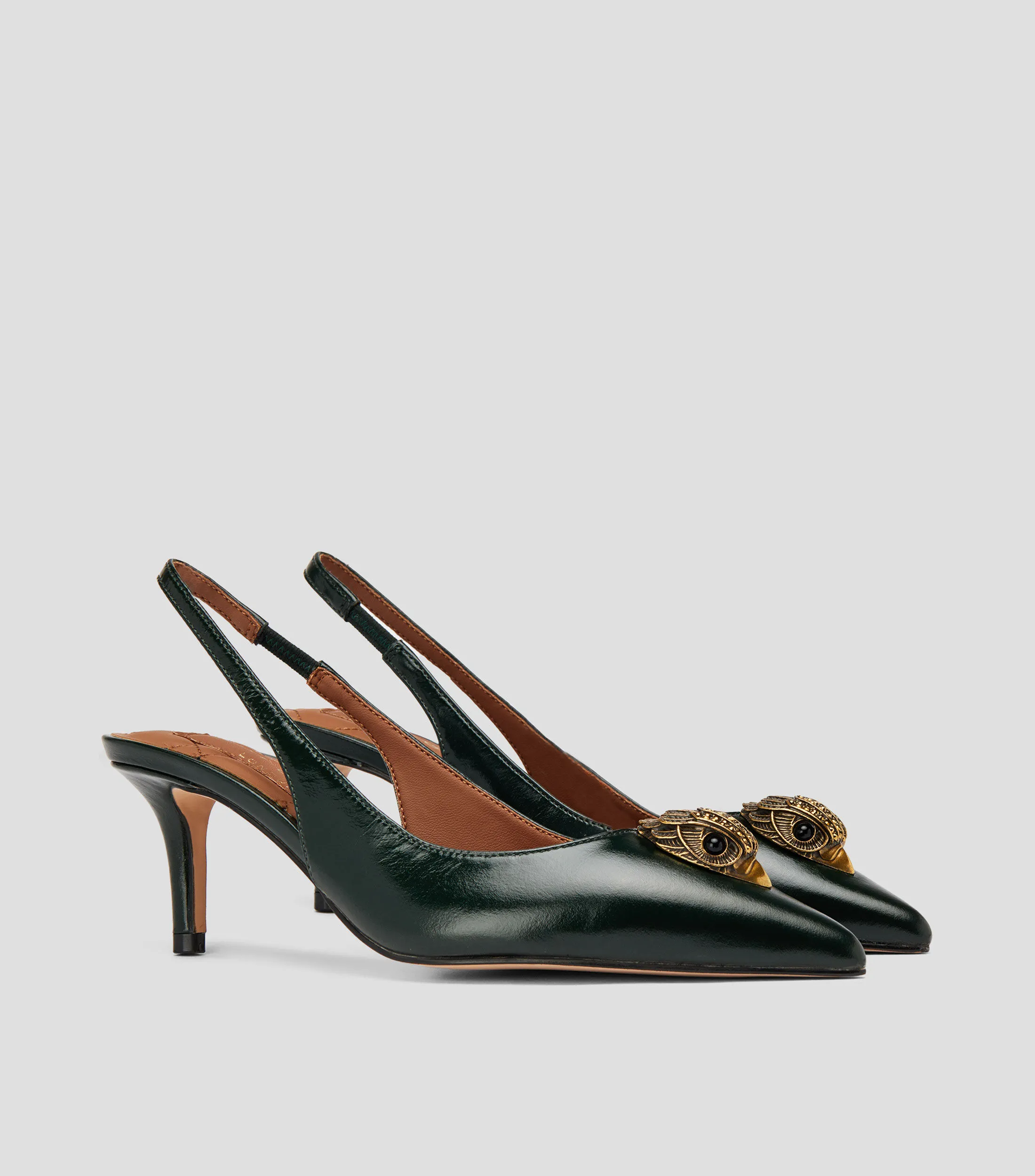 Kurt Geiger Zapatillas Slingback Belgravia con tacón medio delgado Mujer