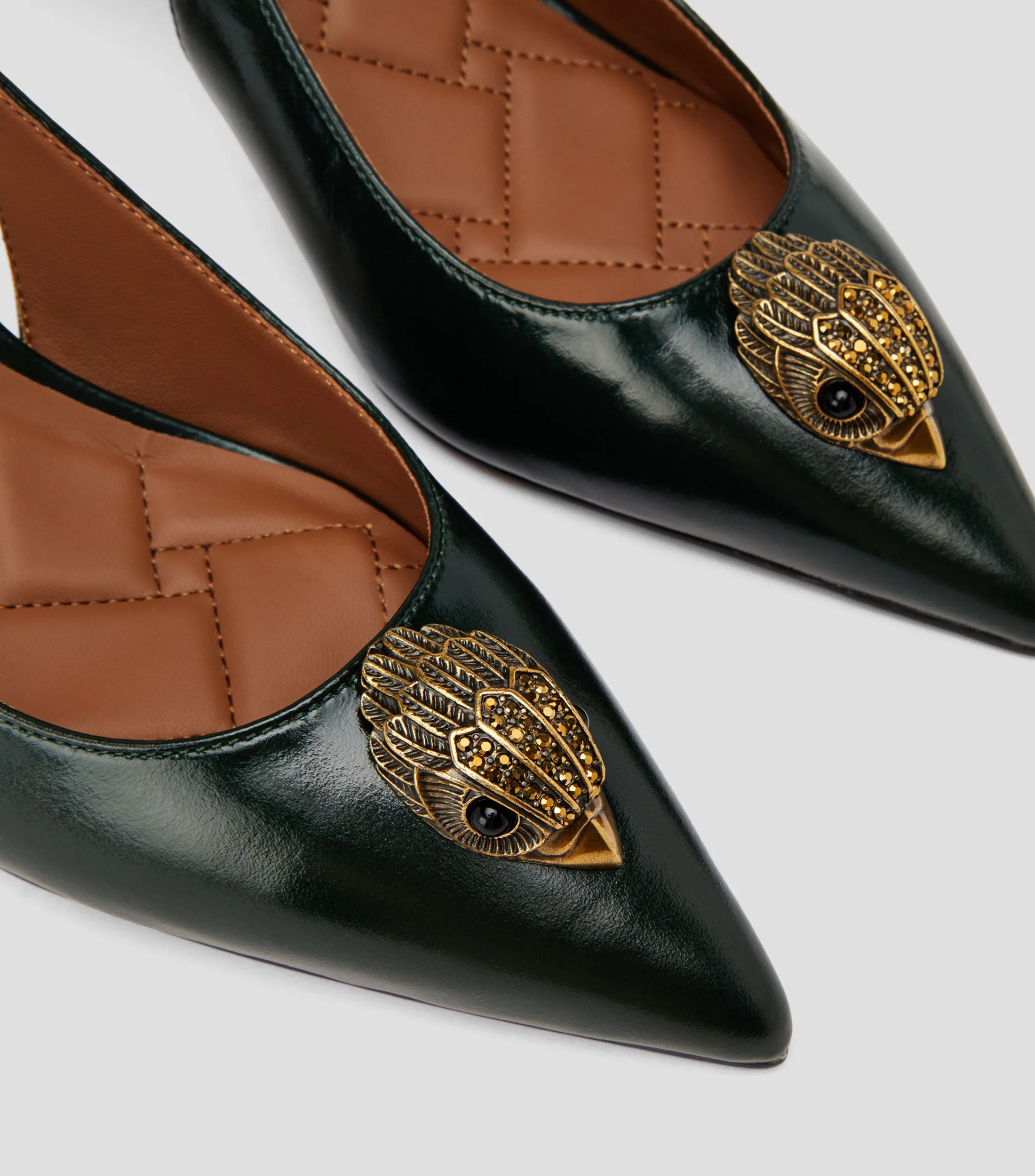 Kurt Geiger Zapatillas Slingback Belgravia con tacón medio delgado Mujer