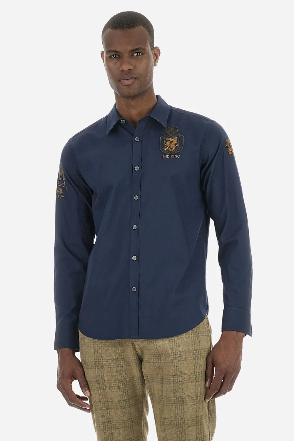 La Martina Camisa Zackerias Navy