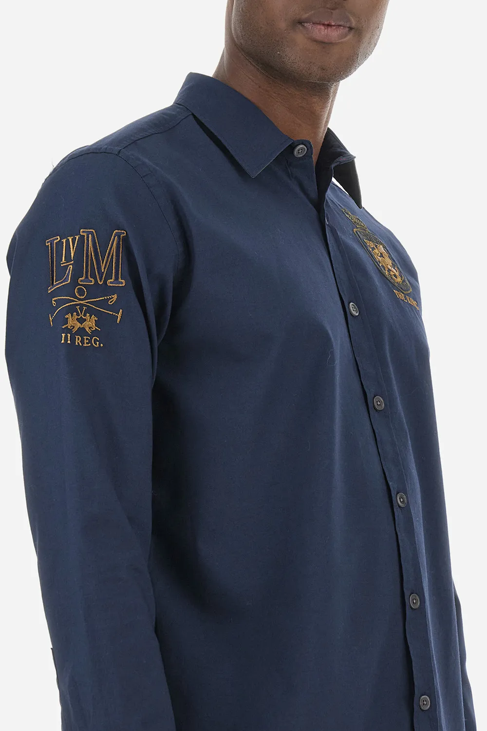 La Martina Camisa Zackerias Navy
