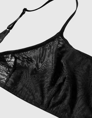 La Senza Animal Print Lace Bralette
