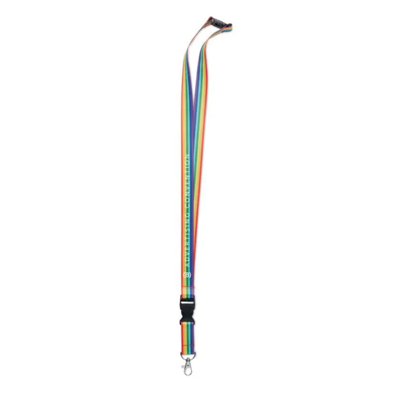 Lanyard promocional rainbow Bowyard