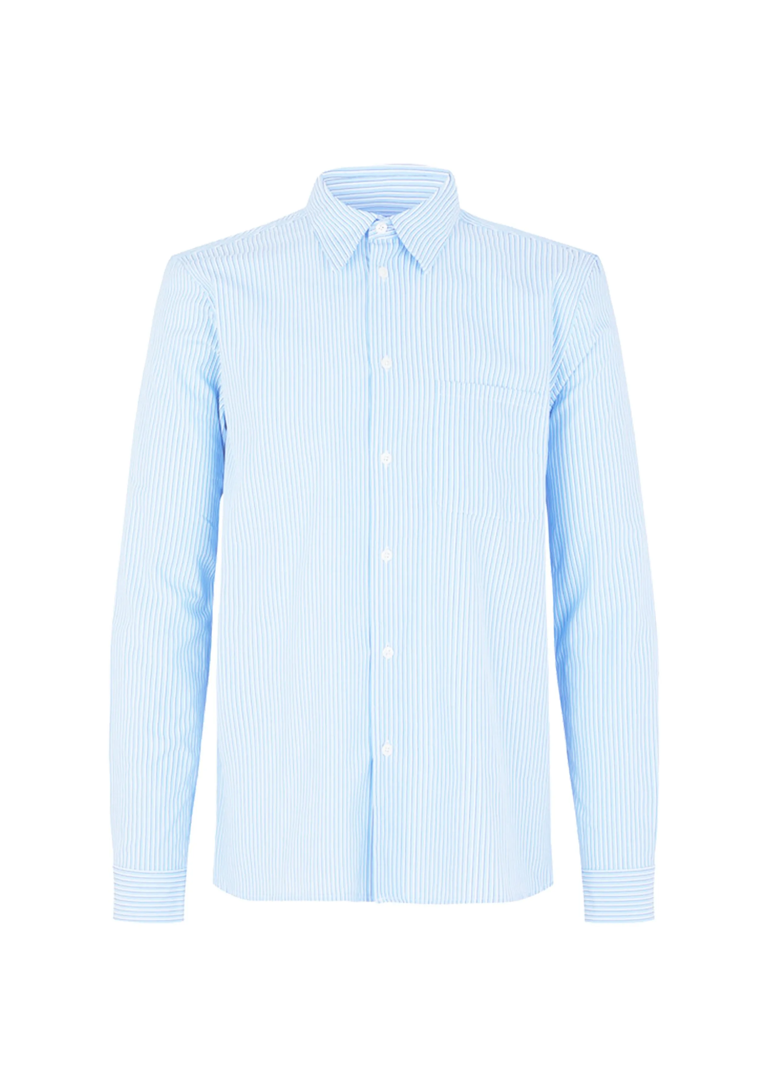 LIAM  CAMISA REGULAR FIT DE ALGODóN A RAYAS CON CUELLO CLáSICO EN AZUL