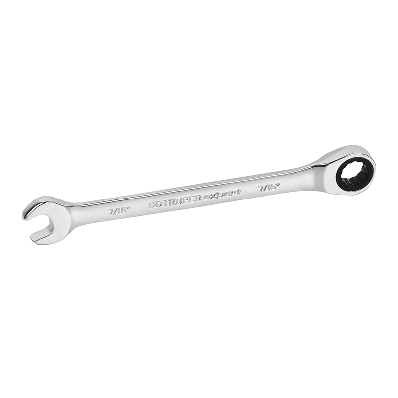 Llave combinada con matraca 7/16" Truper 15737