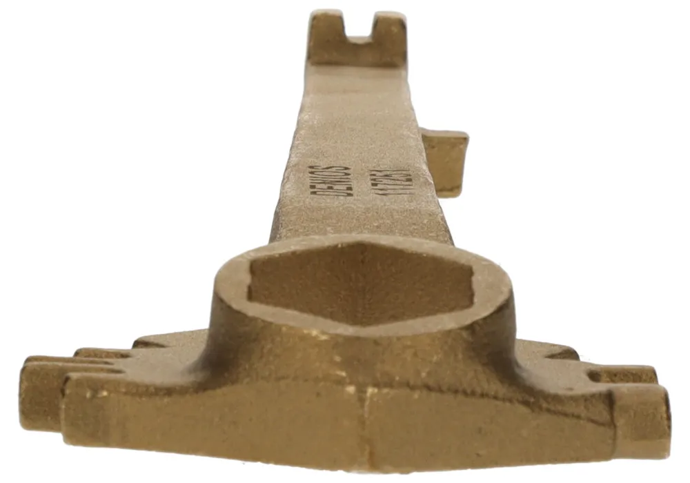 Llave para bidones universal en bronce, para bidones normales con tapón