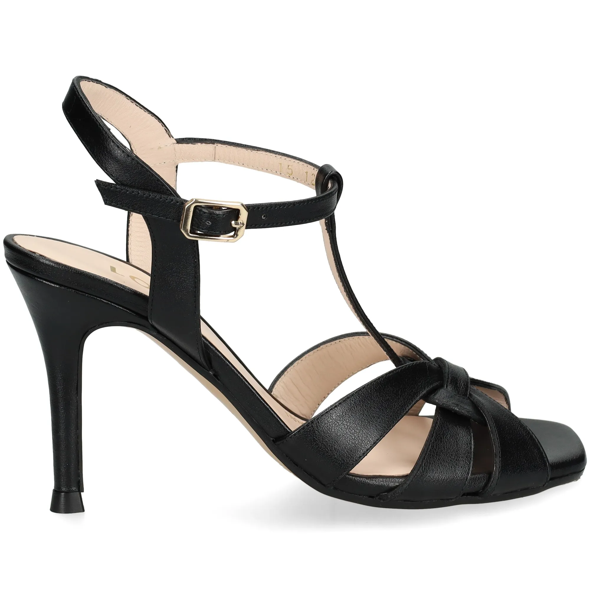 LODI Sandalias con tacón de Mujer NEGRO