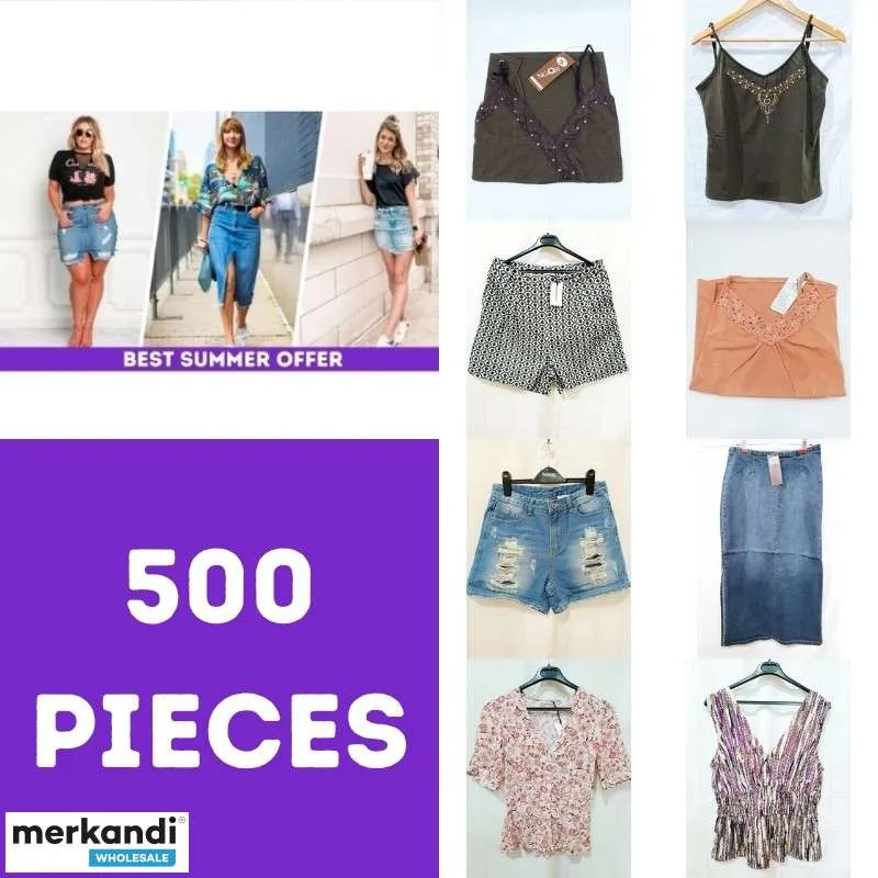 Lote de 500 piezas de ropa de mujer al por mayor | Mayorista Ropa
