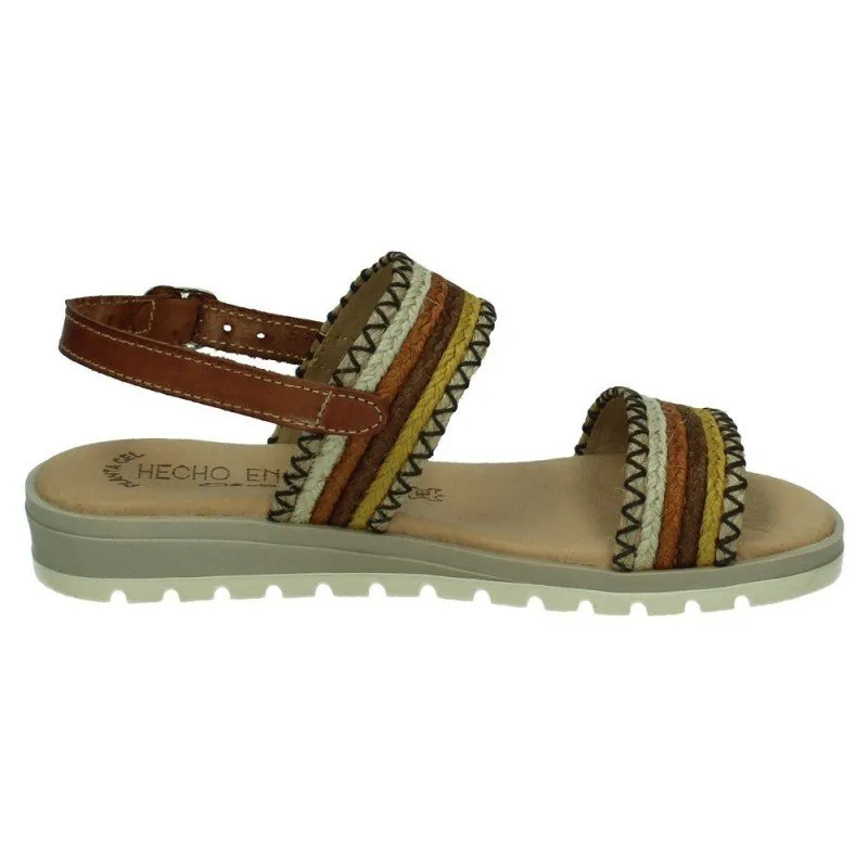 M103 SANDALIAS DE PIEL COLOR MULTICOLOR