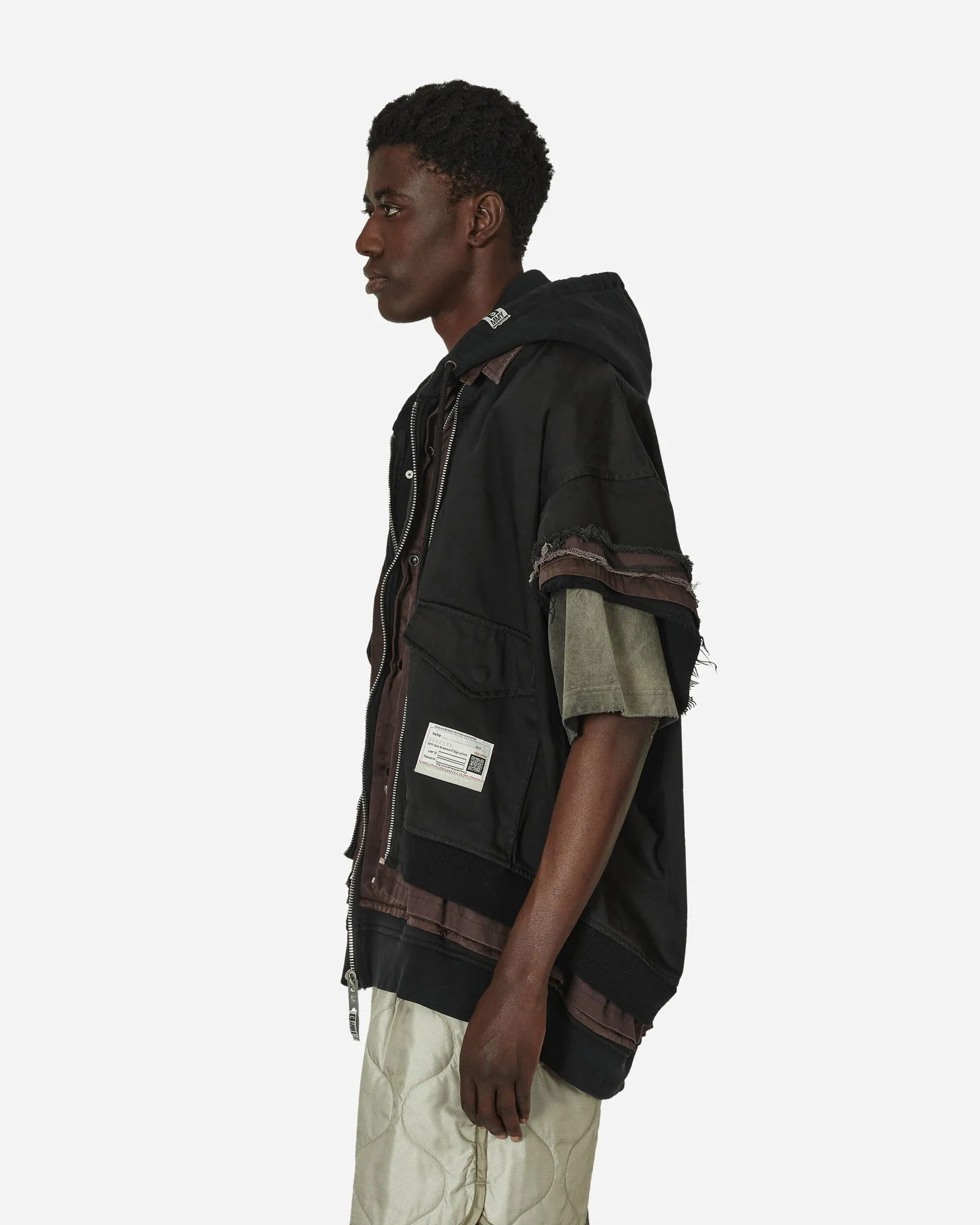 Maison MIHARA YASUHIRO Triple Layered Vest Black