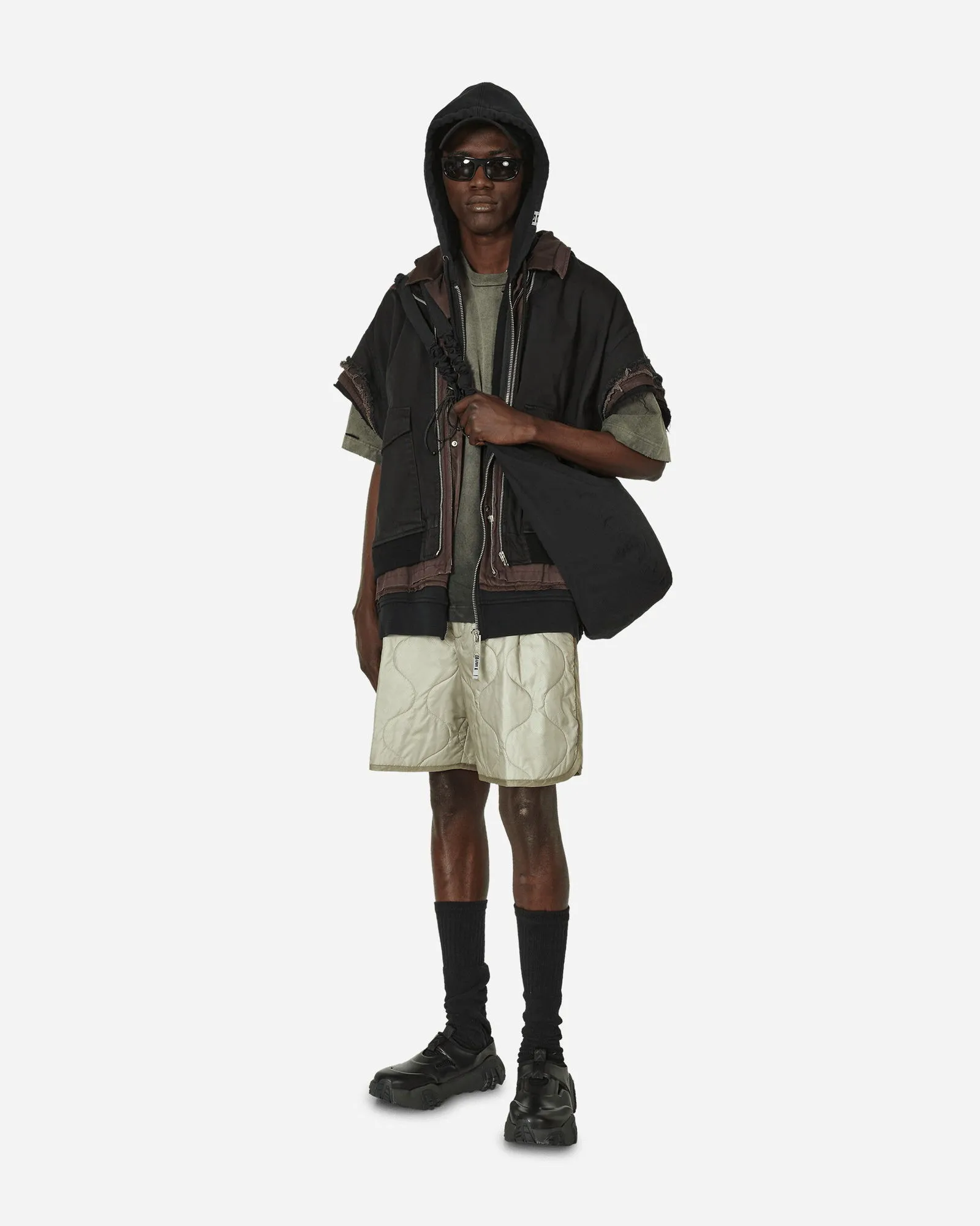 Maison MIHARA YASUHIRO Triple Layered Vest Black
