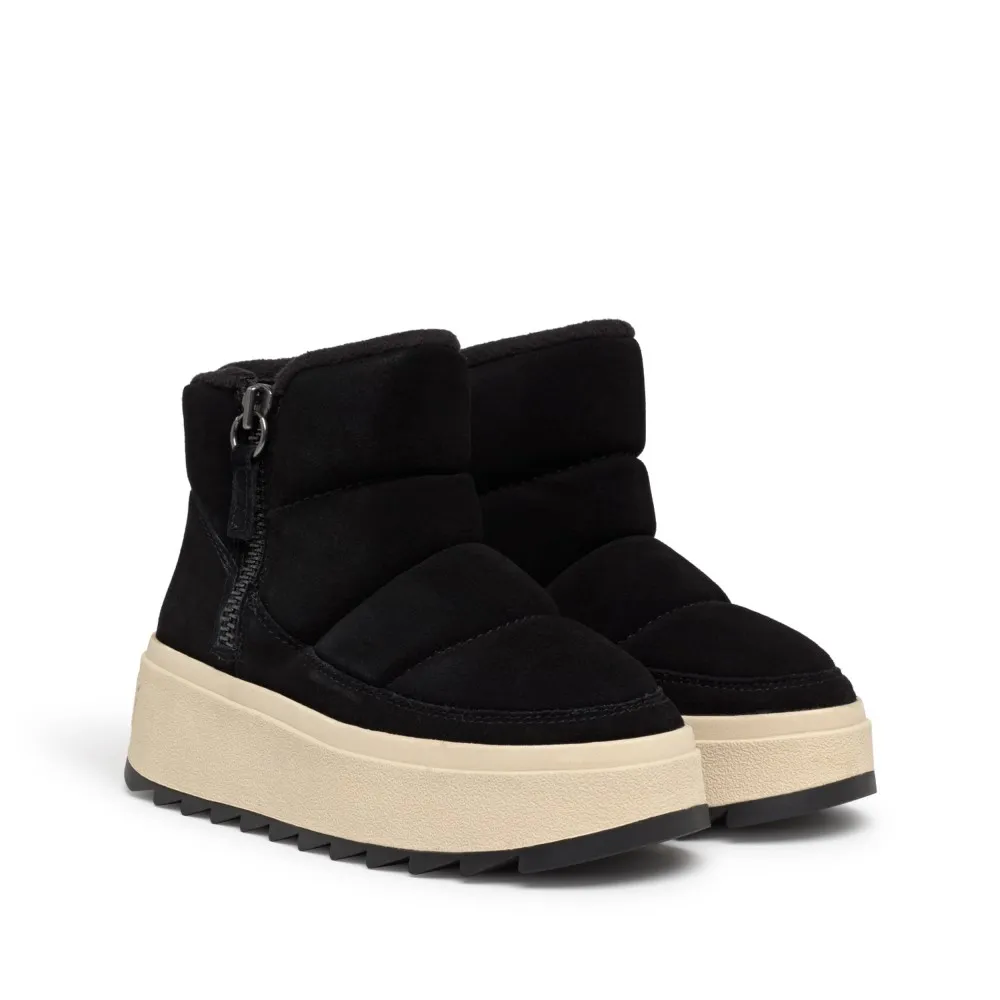 MALICA BIS Cow Suede Black