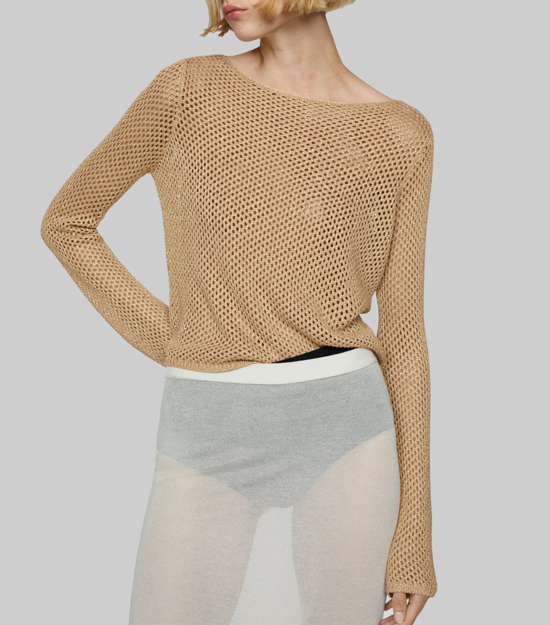 Mango Suéter cuello redondo Mujer