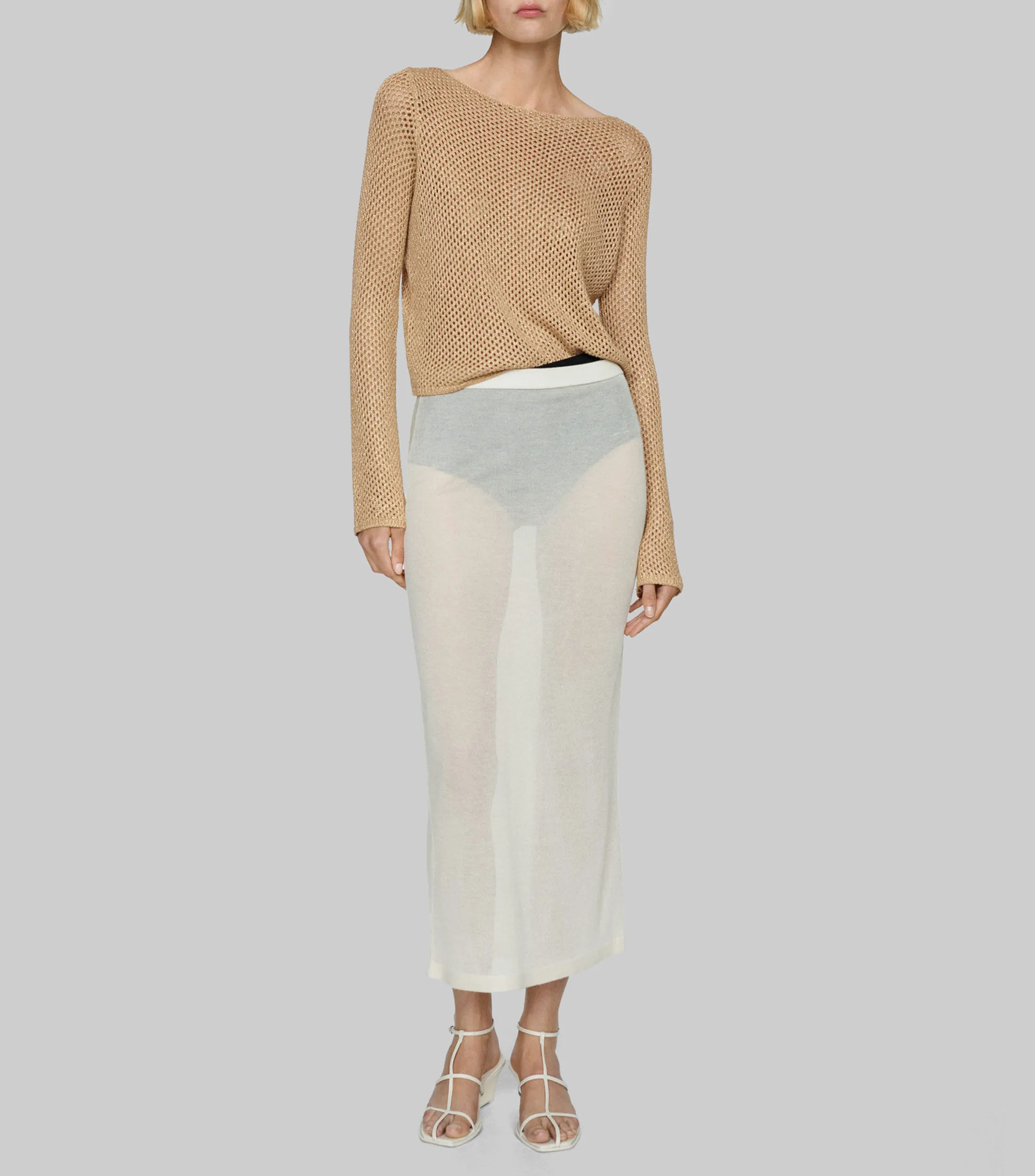 Mango Suéter cuello redondo Mujer