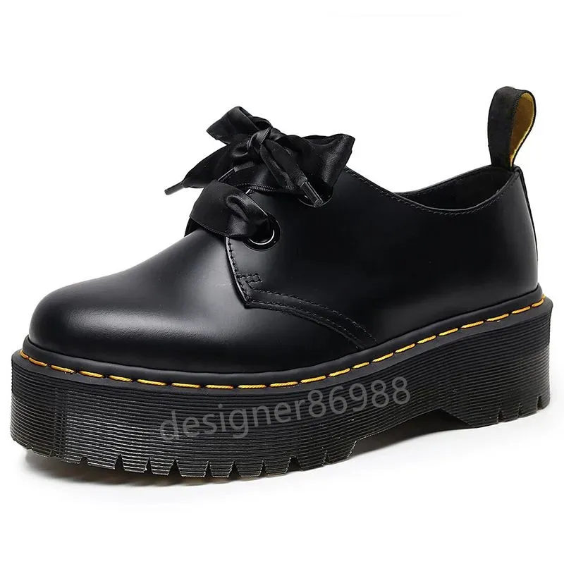 Martens botas plataforma de diseñador zapatillas de deporte martens hombres mujeres bota negro blanco plataforma de moda martins