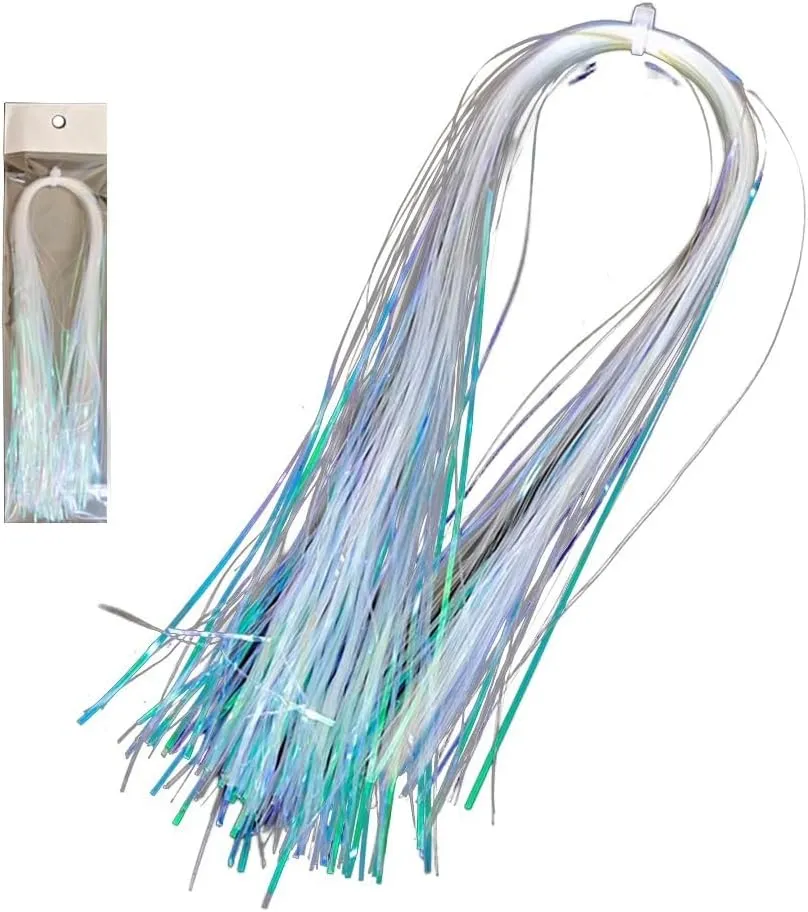 Material reflectante para atar moscas  35 cm  correa trasera de ninfa  diseño ligero para el éxito de la pesca (1 mm)