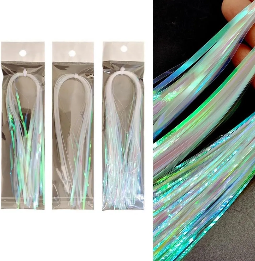 Material reflectante para atar moscas  35 cm  correa trasera de ninfa  diseño ligero para el éxito de la pesca (1 mm)