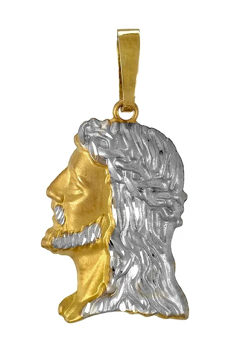 Medalla religiosa oro 18K Santa Faz 157_M0003