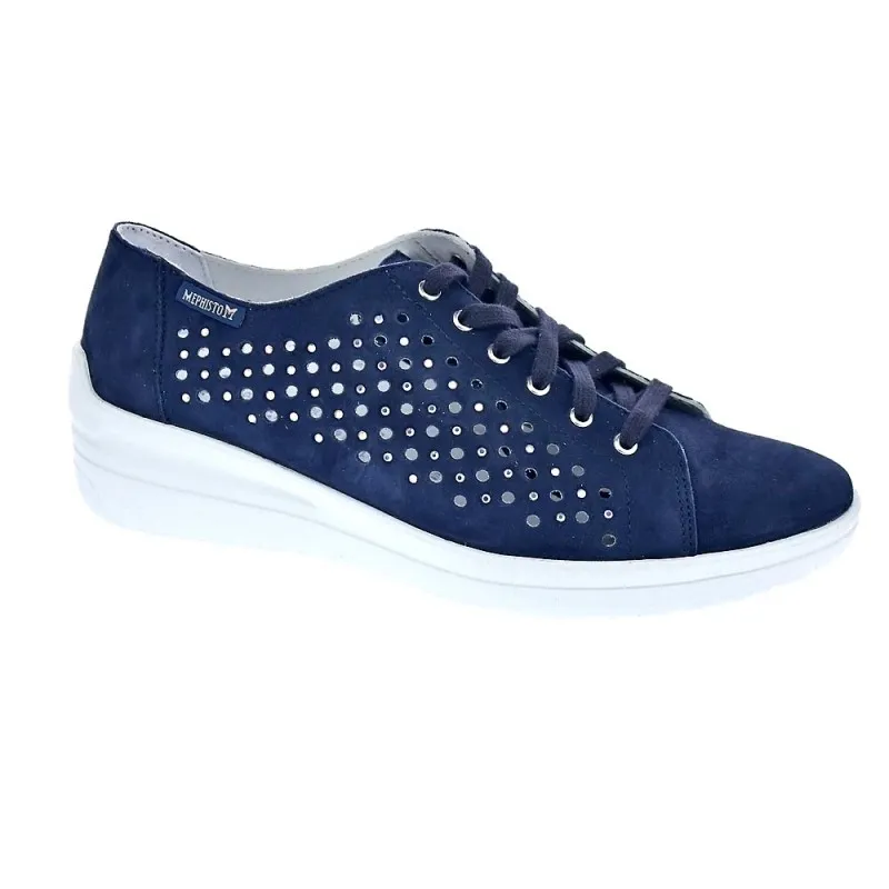 Mephisto Zapatillas Mujer Carla Azul