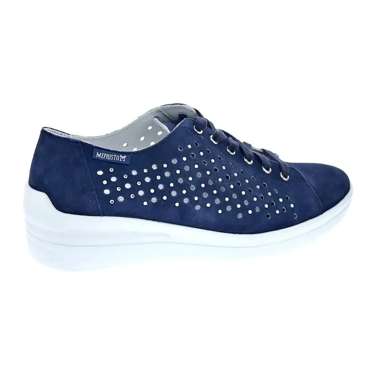 Mephisto Zapatillas Mujer Carla Azul