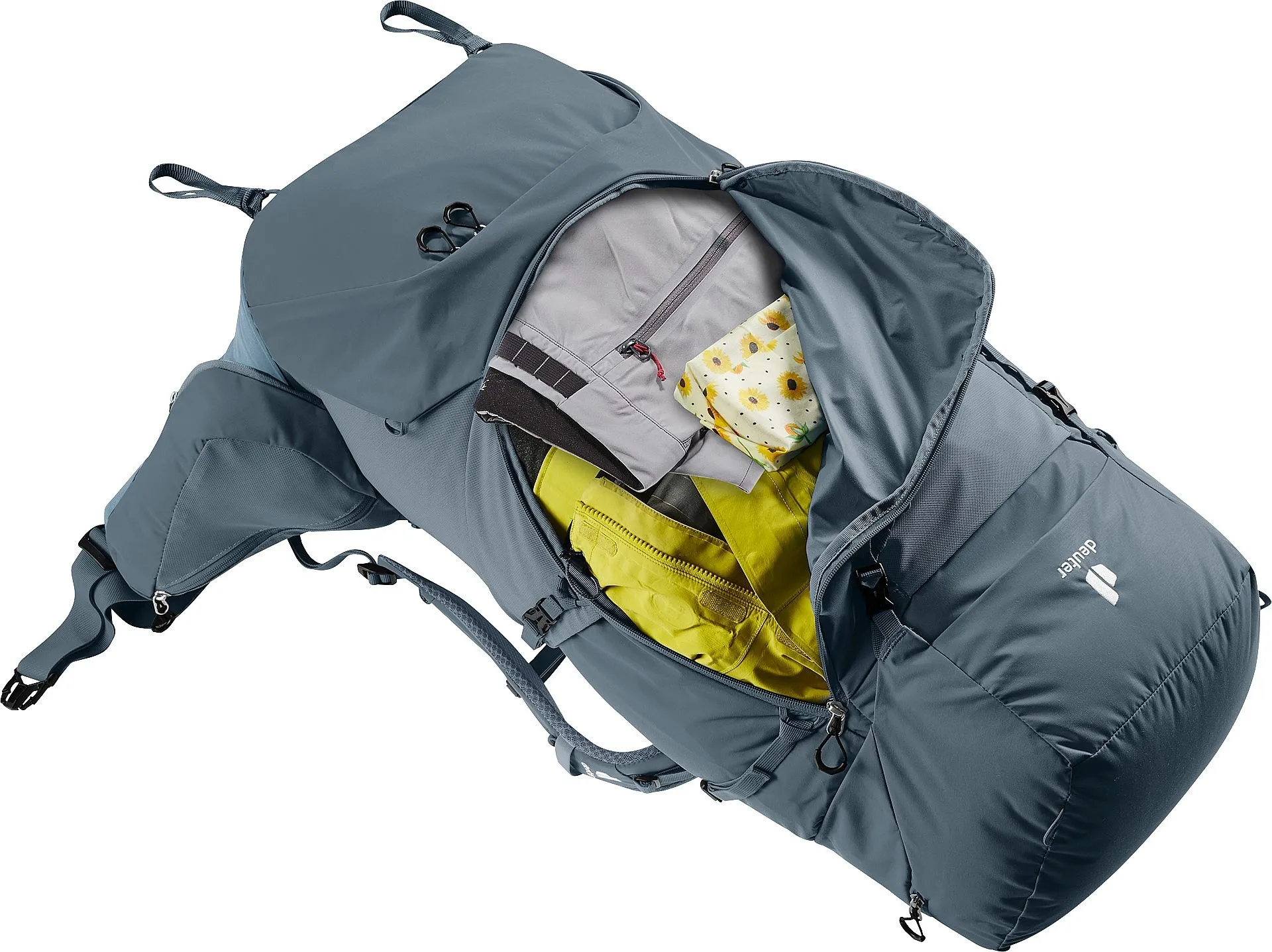 MOCHILA DEUTER AIRCONTACT CORE 70+10  GRAPHITE/SHALE