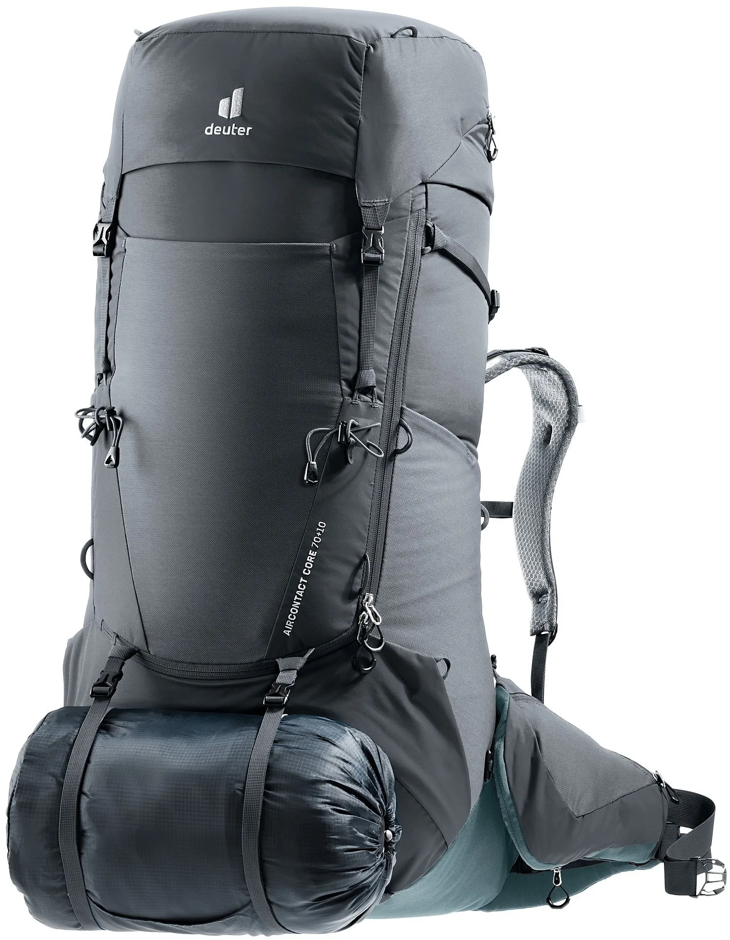 MOCHILA DEUTER AIRCONTACT CORE 70+10  GRAPHITE/SHALE