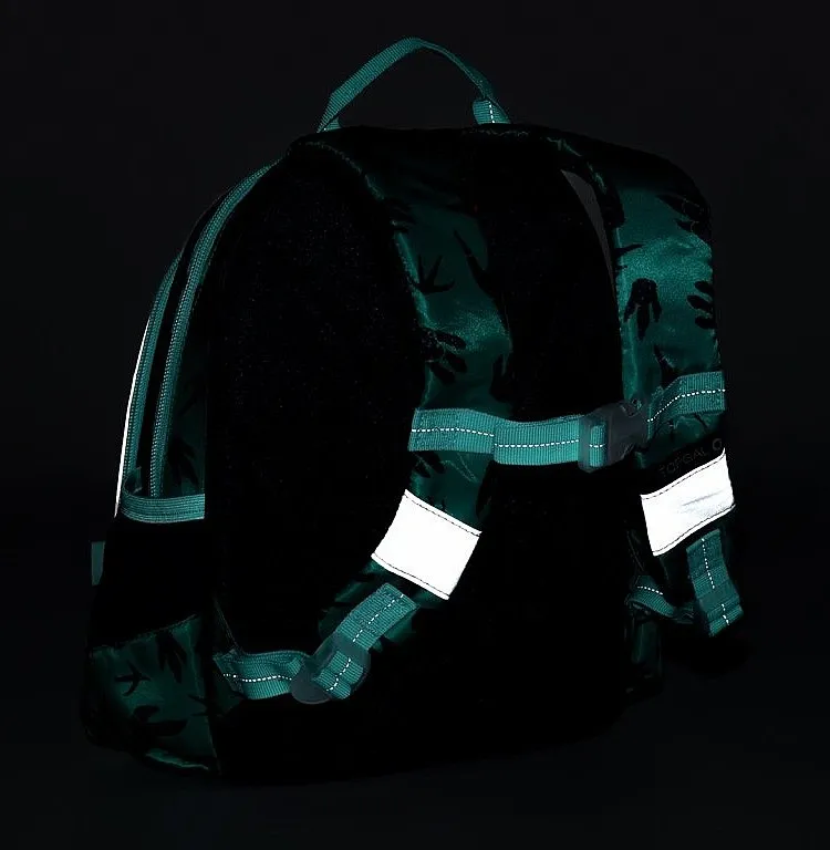 MOCHILA TOPGAL SISI 22059  B/GREEN/DINOSAUR  KID´S