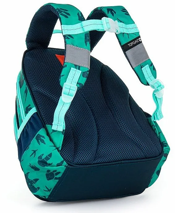MOCHILA TOPGAL SISI 22059  B/GREEN/DINOSAUR  KID´S