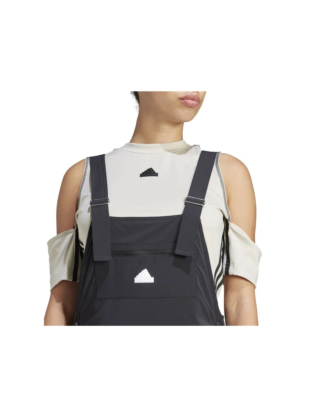MONO ADIDAS DANCE ALLGENDER WOVEN DUNGAREE MUJER NEGRO