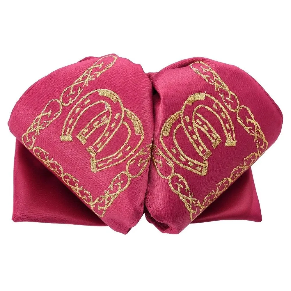 MOO CHARRO BORDADO COLOR MAGENTA CON HILO DORADO IMP72511