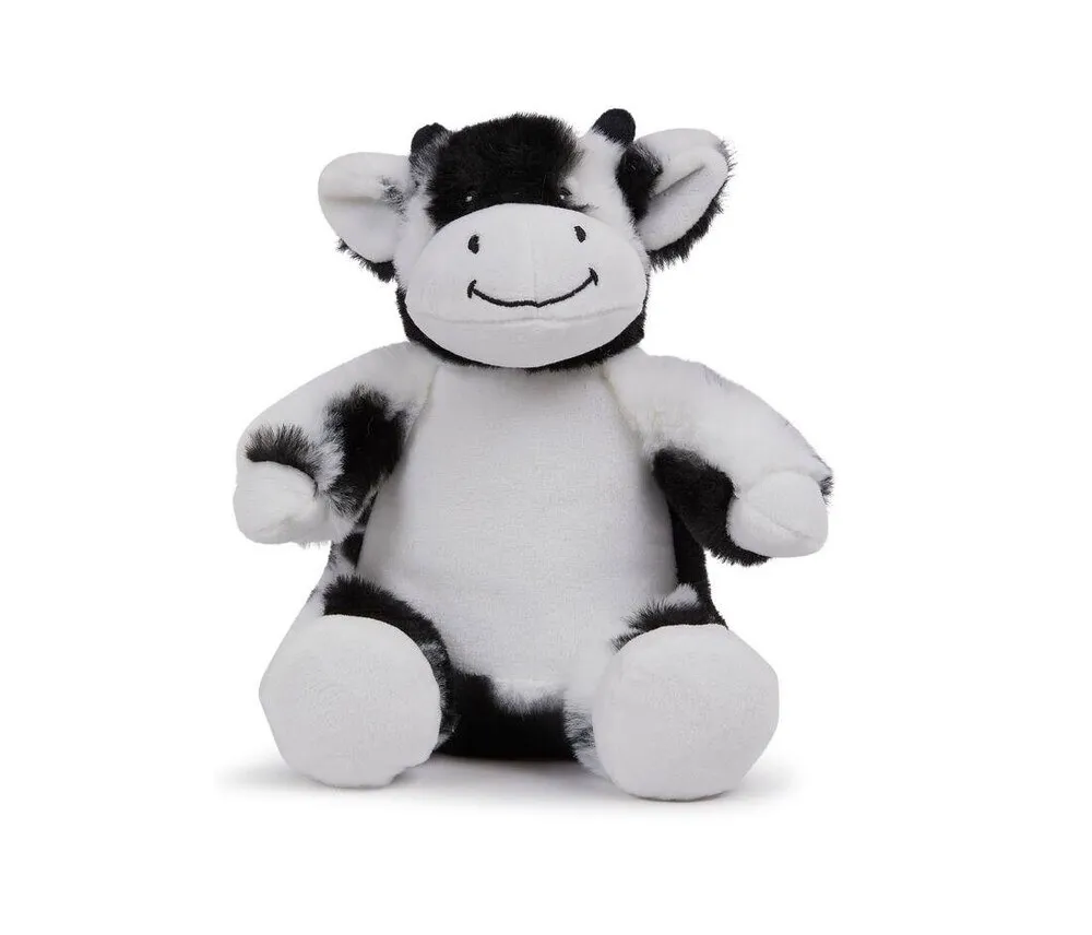 MUMBLES MM060  PELUCHE PRINT ME  BLACK AND WHITE COW