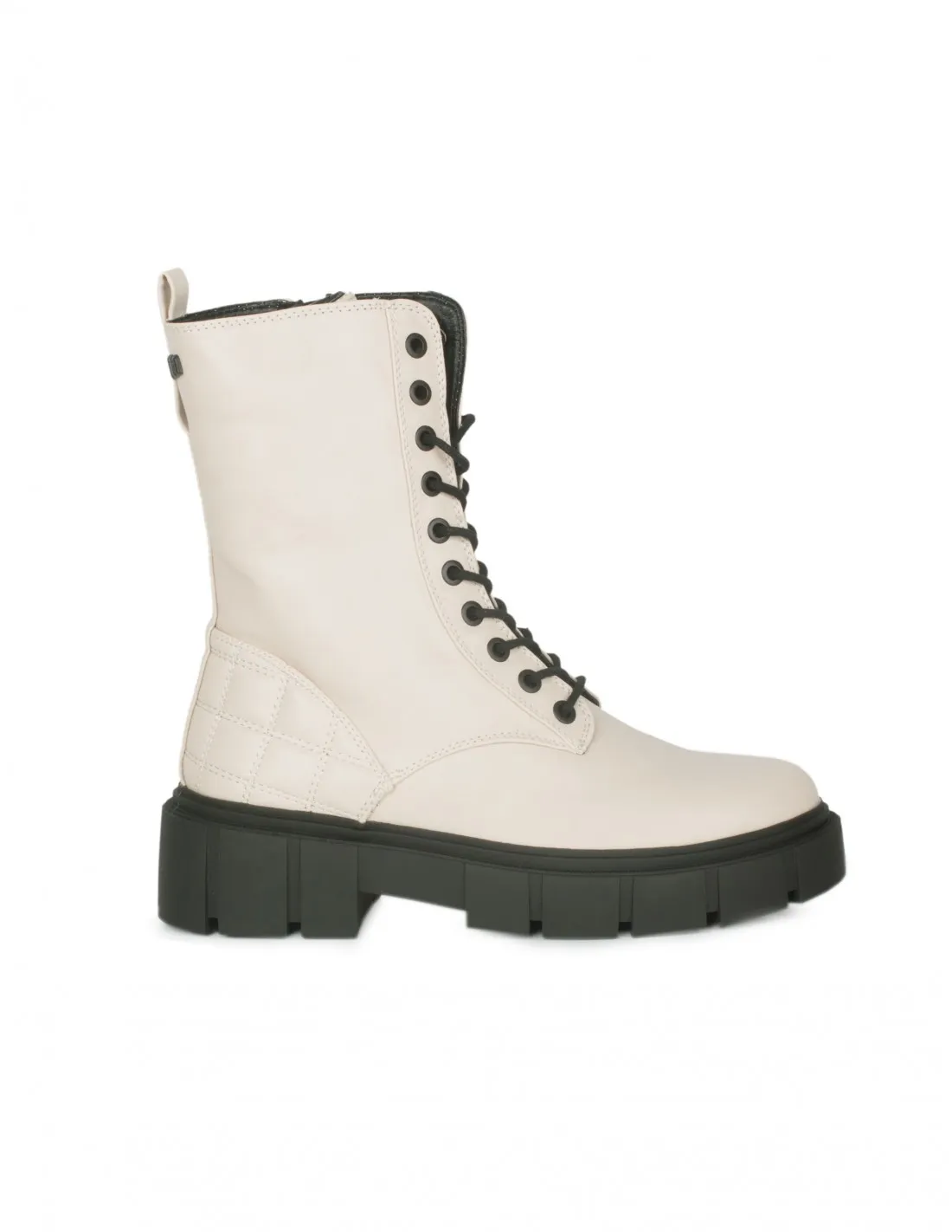 MUSTANG Botas Militares Acolchado Beige