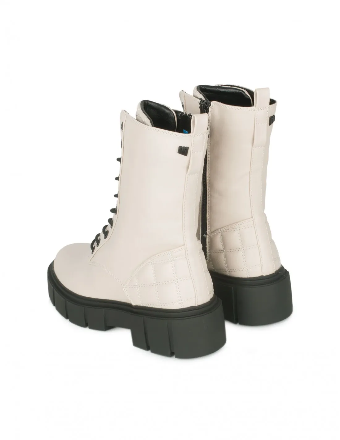 MUSTANG Botas Militares Acolchado Beige